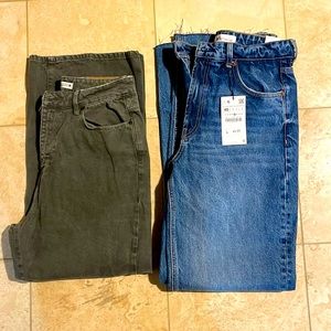 NWT Zara Straight Jeans